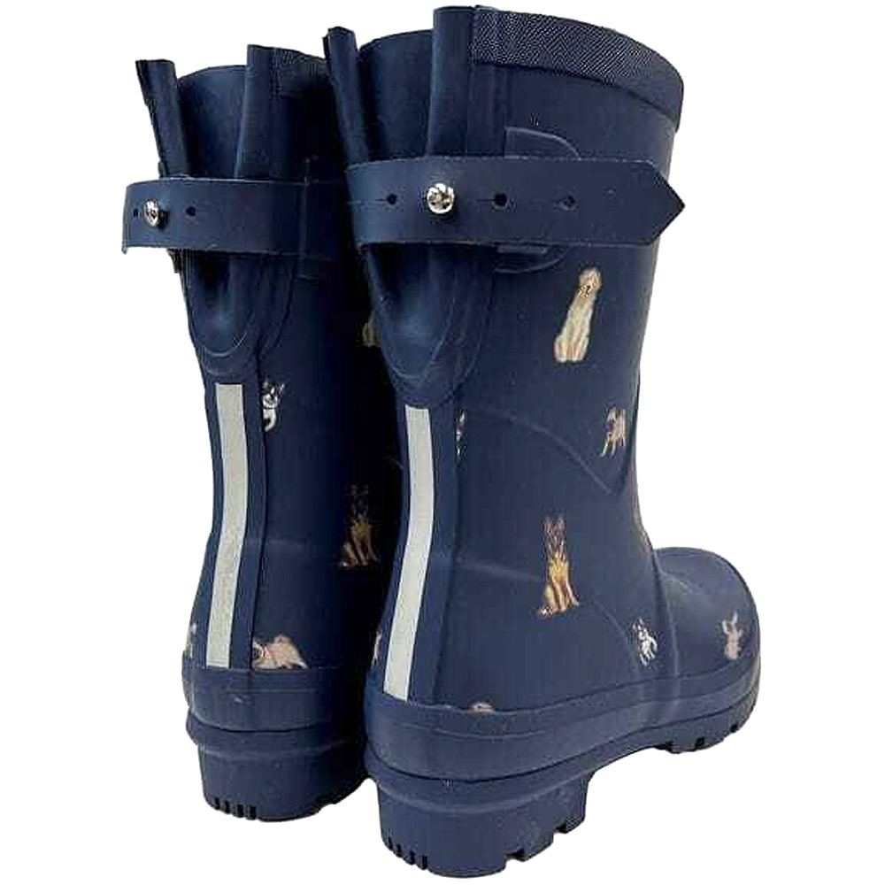 Rajn - Dog Mid - Damen Gummistiefel mit Hundemotiv - Dunkelblau/Dunkelblau (Nvy) – Bild 4