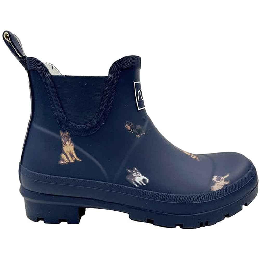 Rajn - Dog Low - Damen Gummistiefelette mit Hundemotiv - Dunkelblau (Blue) – Bild 3