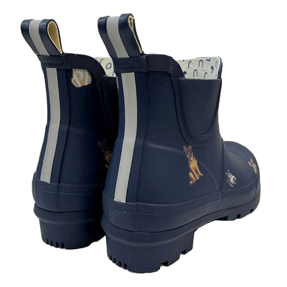 Rajn - Dog Low - Damen Gummistiefelette mit Hundemotiv - Dunkelblau (Blue) – Bild 4
