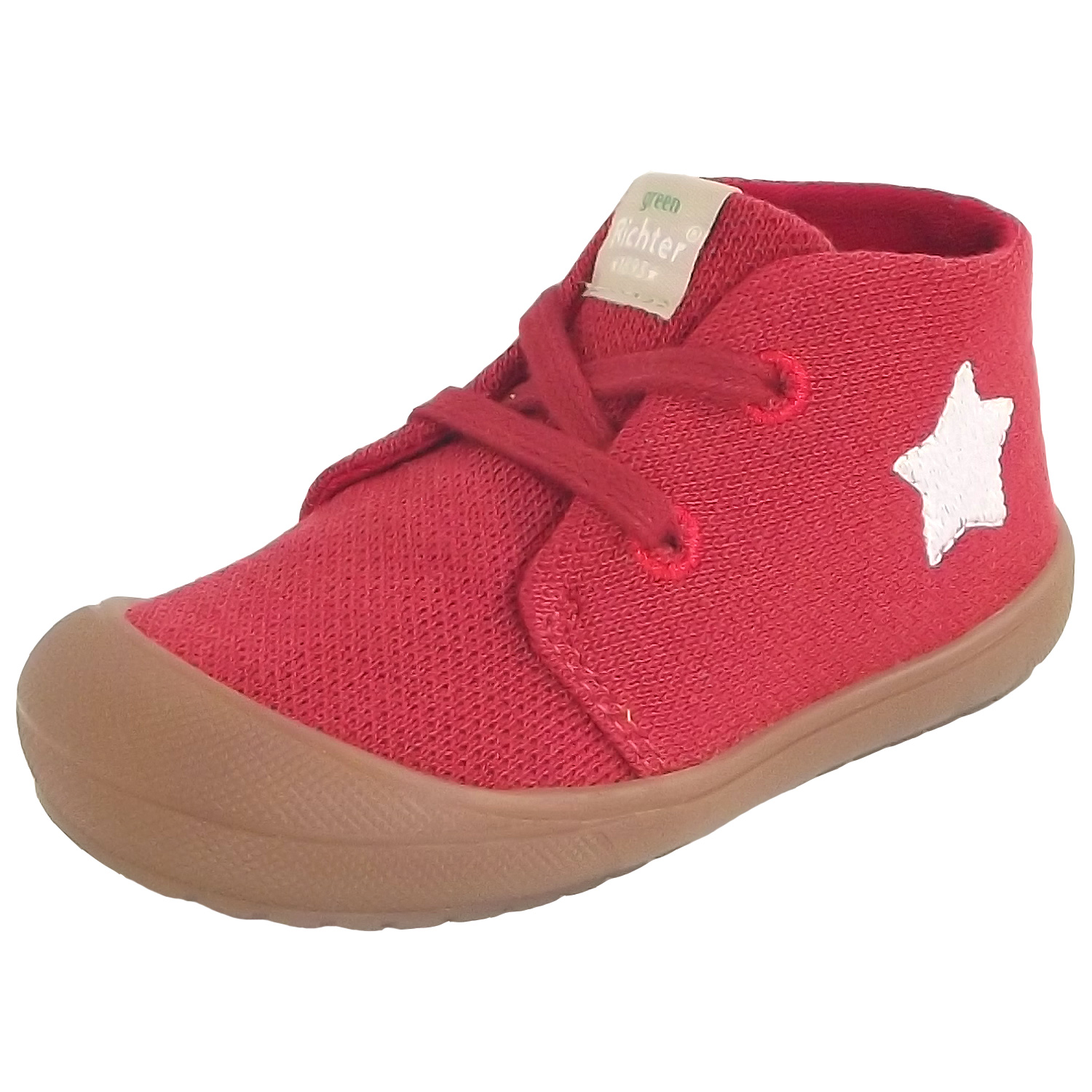 Richter - Holzfaser Maxi - Kleinkinder Lauflernschuhe - Rot (Fire/White)