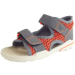 Ricosta - Pepino Tilo - Jungen Sandale - neonorange/graphit