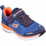 Skechers - Ultra Groove - Aquasonik - Jungen Wasserdichte Sneaker - Schwarz/Blau/Orange (BLK/NVY/ORG)