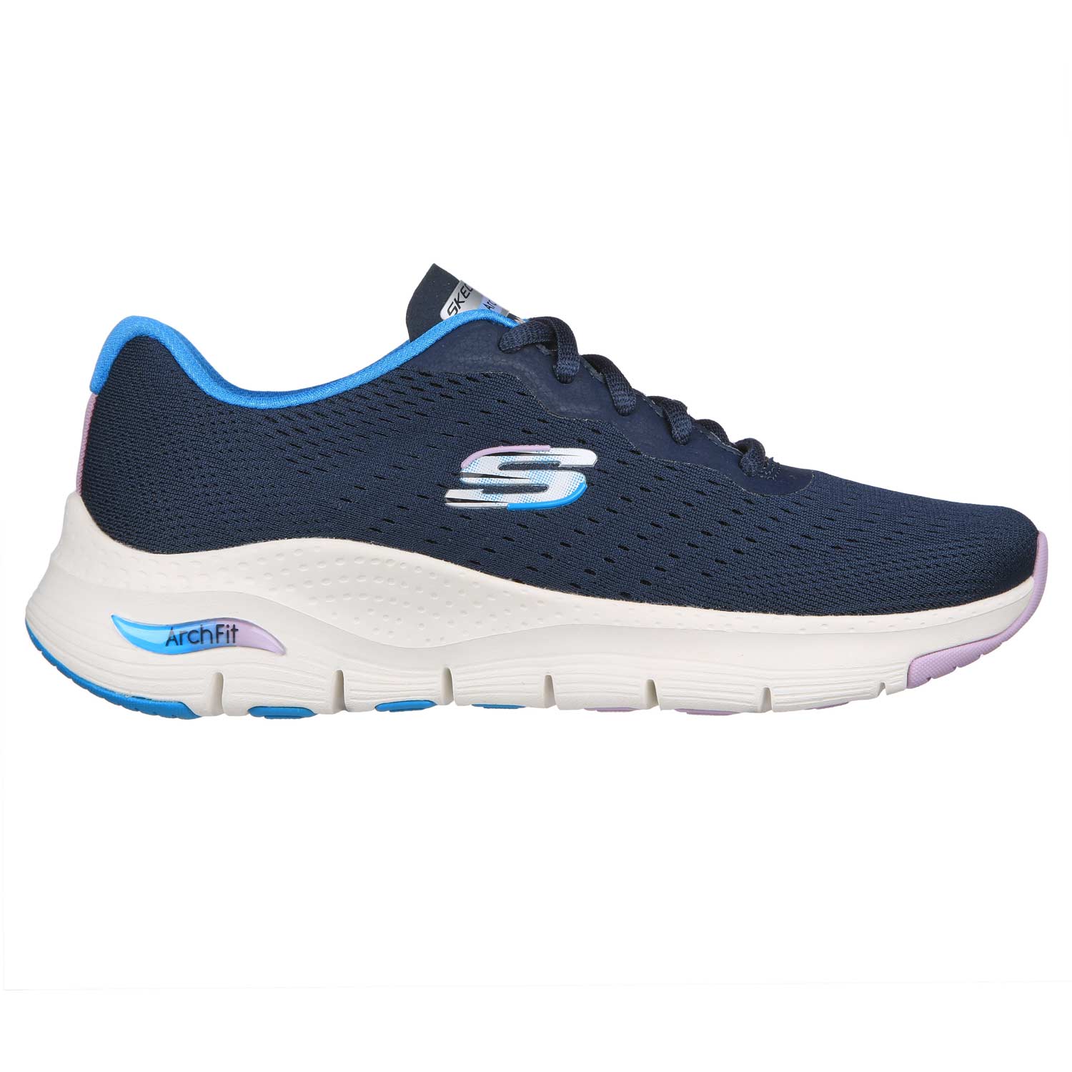 Skechers - Arch Fit Infinity Cool - Damen Support Sneaker - Dunkelblau (Navy/Multi) – Bild 2