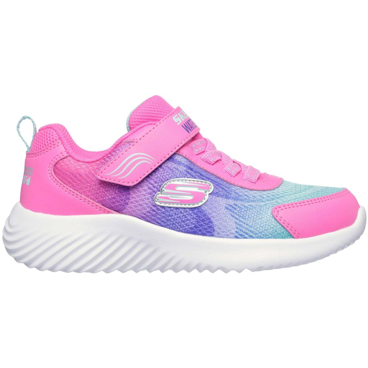 Skechers - Waterproof - Bounder - Hydra Cool - Mädchen Wasserdichte Sneaker - Hot Pink/Multi – Bild 2