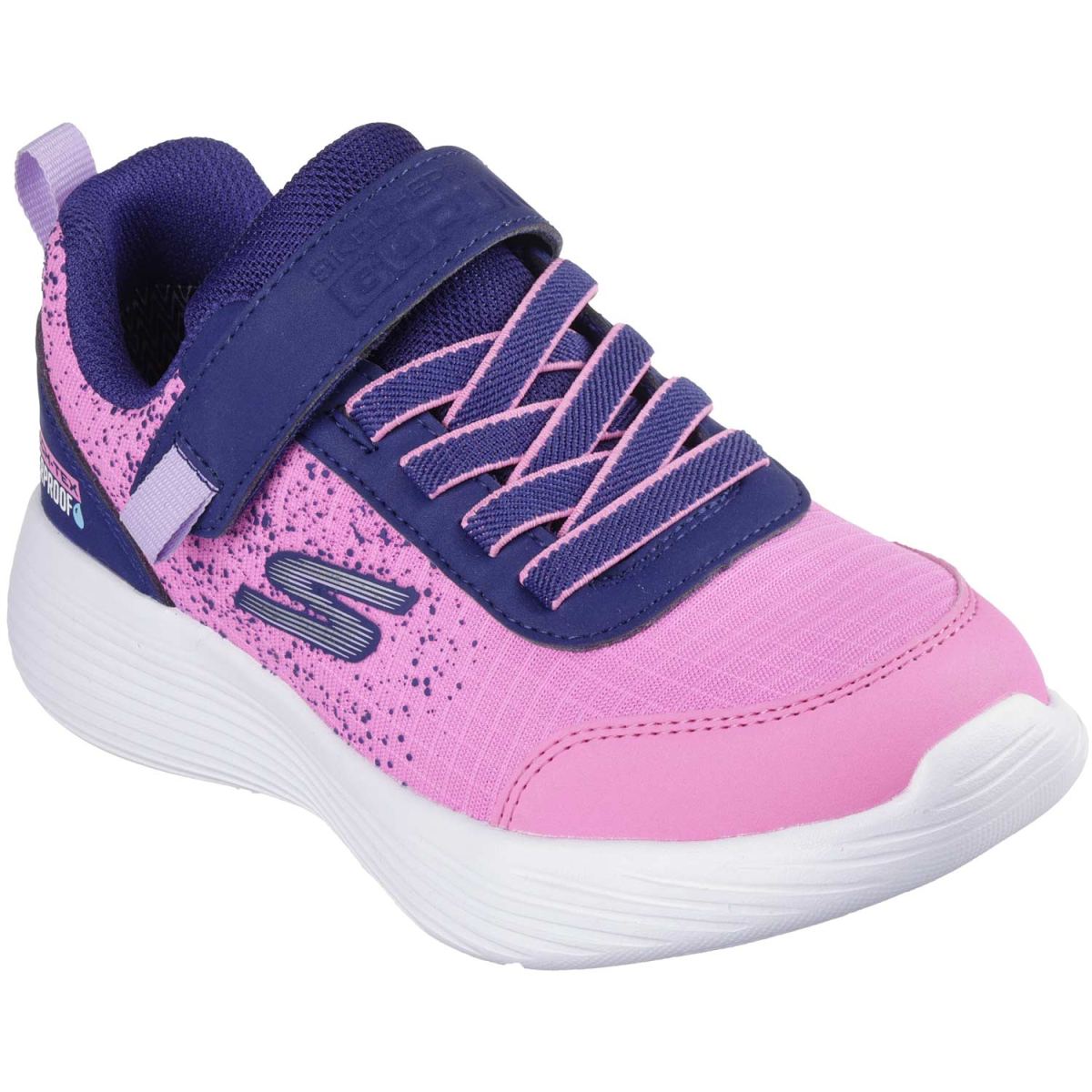 Skechers - Go Run 400 V.2 - Mädchen Wasserdichte Sneaker - Blau/Rosa (Navy/Hot Pink)