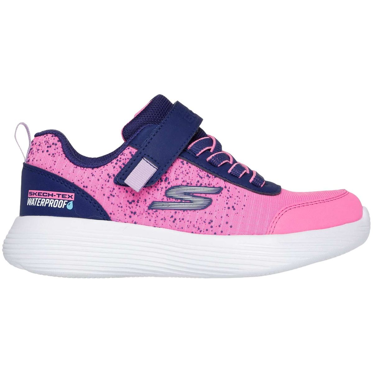 Skechers - Go Run 400 V.2 - Mädchen Wasserdichte Sneaker - Blau/Rosa (Navy/Hot Pink) – Bild 2