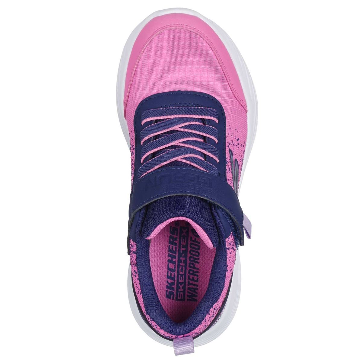 Skechers - Go Run 400 V.2 - Mädchen Wasserdichte Sneaker - Blau/Rosa (Navy/Hot Pink) – Bild 4