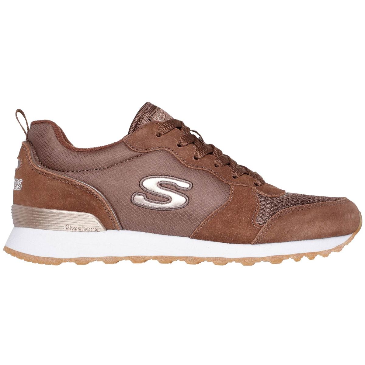 Skechers - OG 85 - Goldn Gurl - Damen Retro Jogging Sneaker - Braun (Chocolate) – Bild 2
