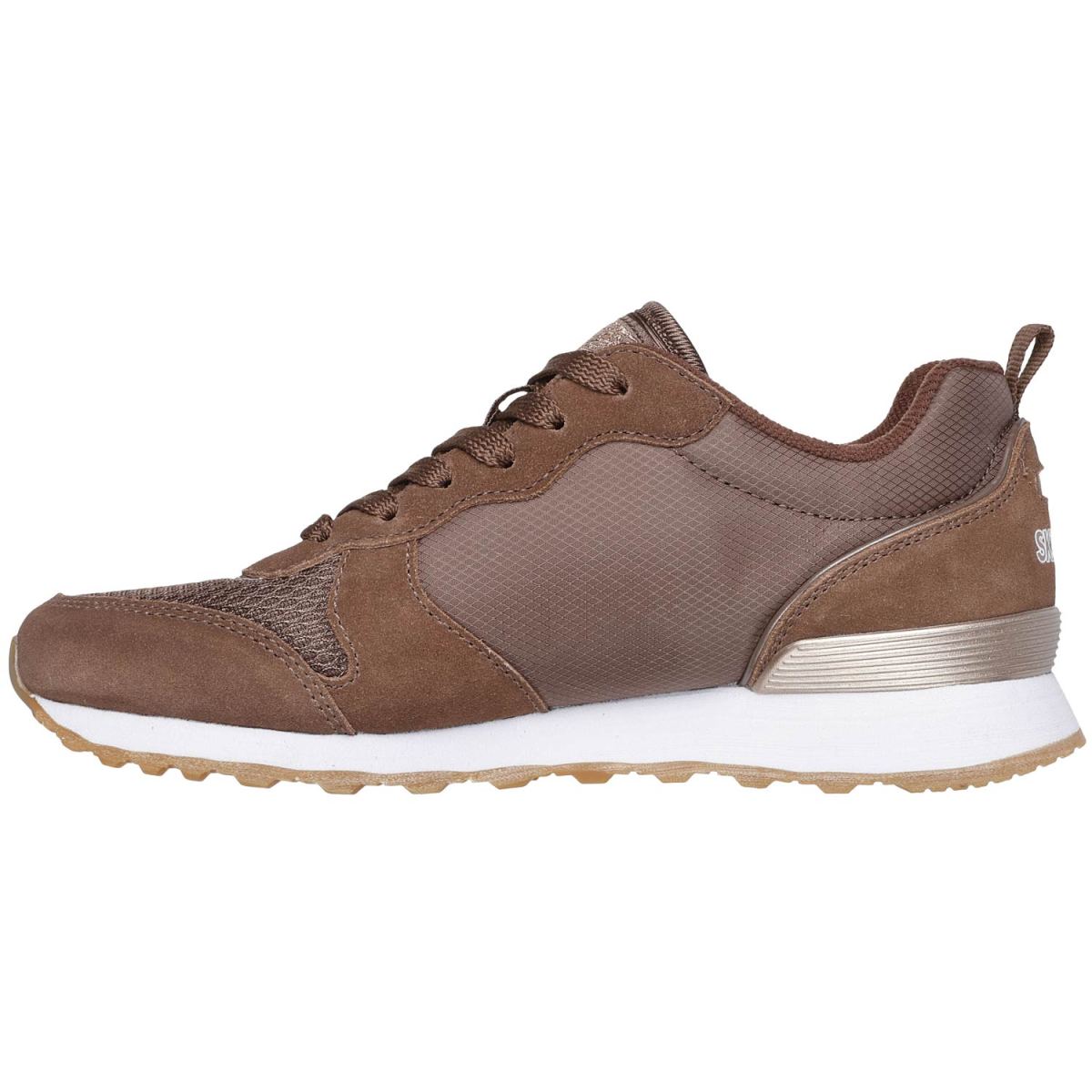 Skechers - OG 85 - Goldn Gurl - Damen Retro Jogging Sneaker - Braun (Chocolate) – Bild 3
