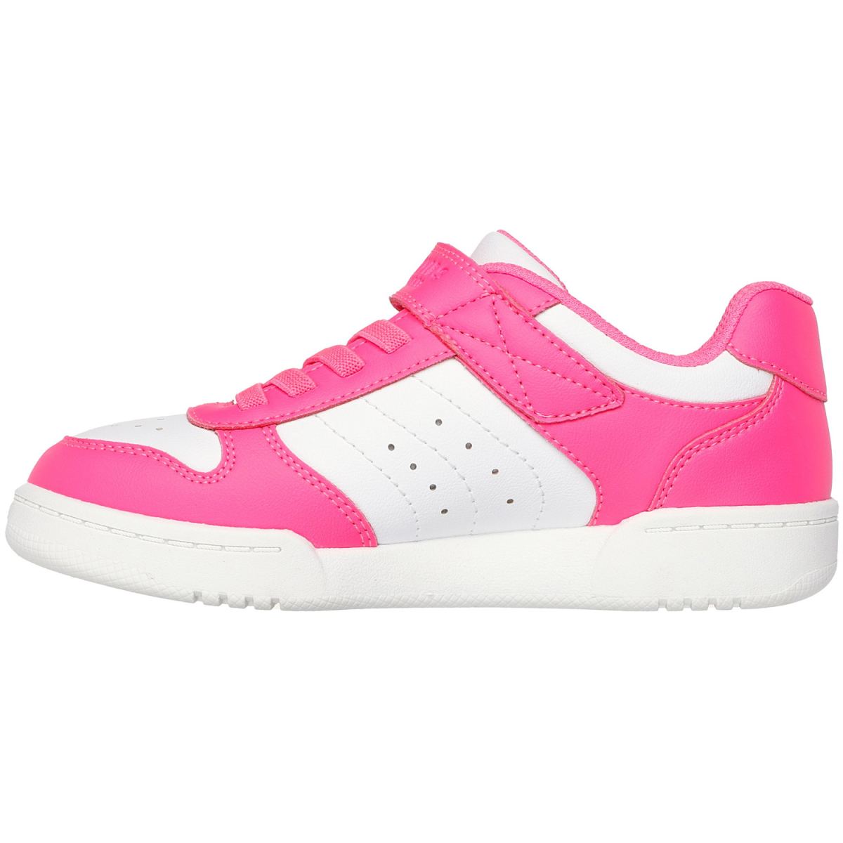 Skechers - Quick Street - Mädchen Fashion-Sneaker mit Klettverschluss - Pink/Weiß (Neon Pink/White) – Bild 3