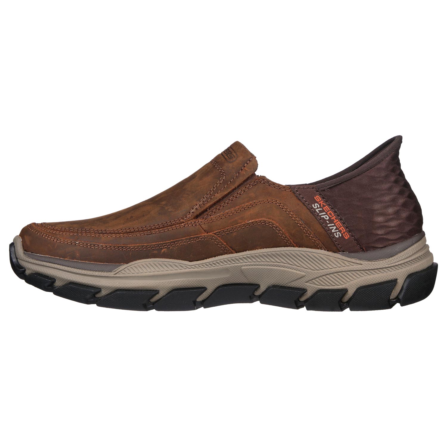 Skechers - Slip-ins Respected Elgin - Herren Komfort-Slipper - Dunkelbraun (Dark Brown) – Bild 3