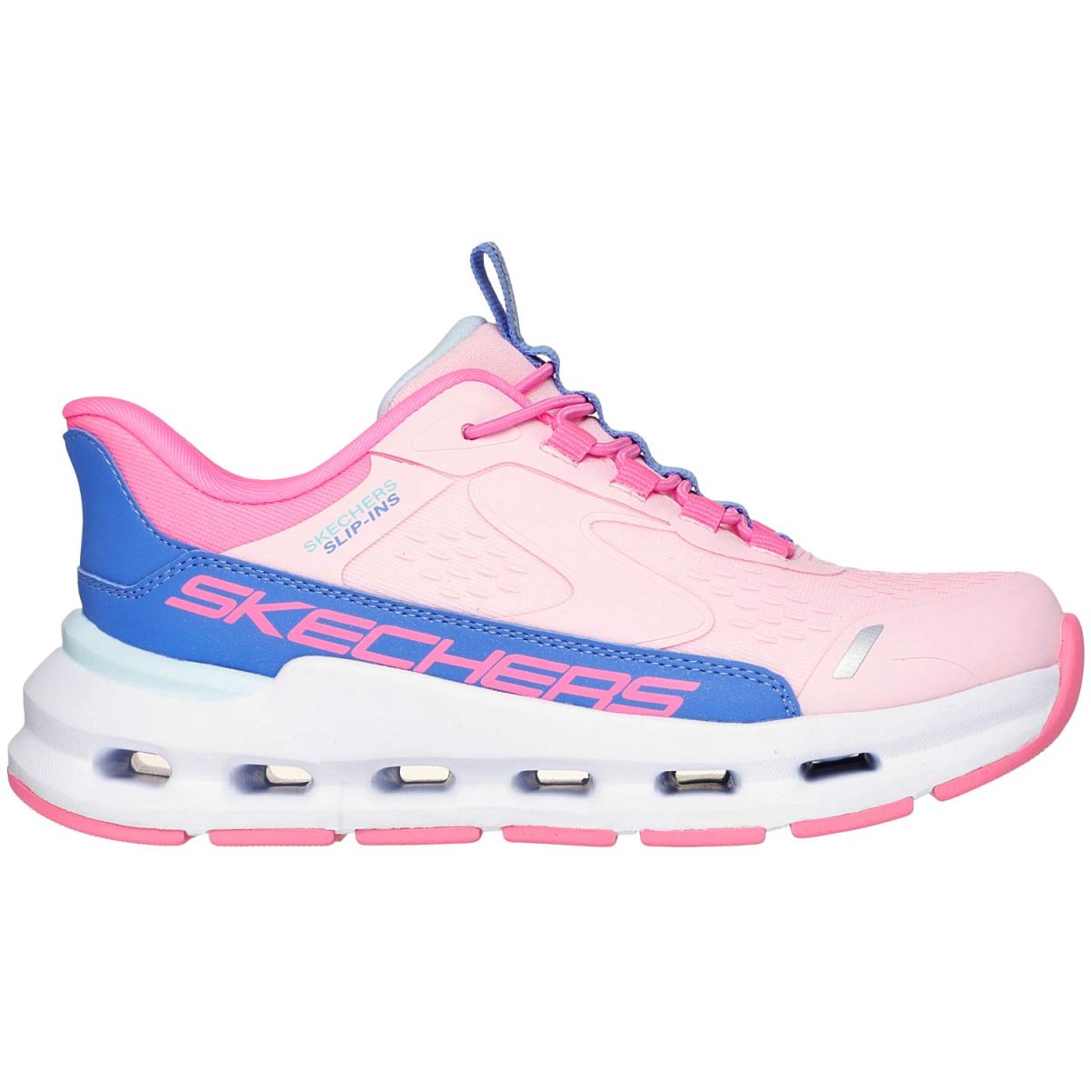Skechers - Slip-ins Glide-Step - Vista Lane - Mädchen Sport-Schlupfschuhe - Roas/Blau (Pink/Blue) – Bild 2
