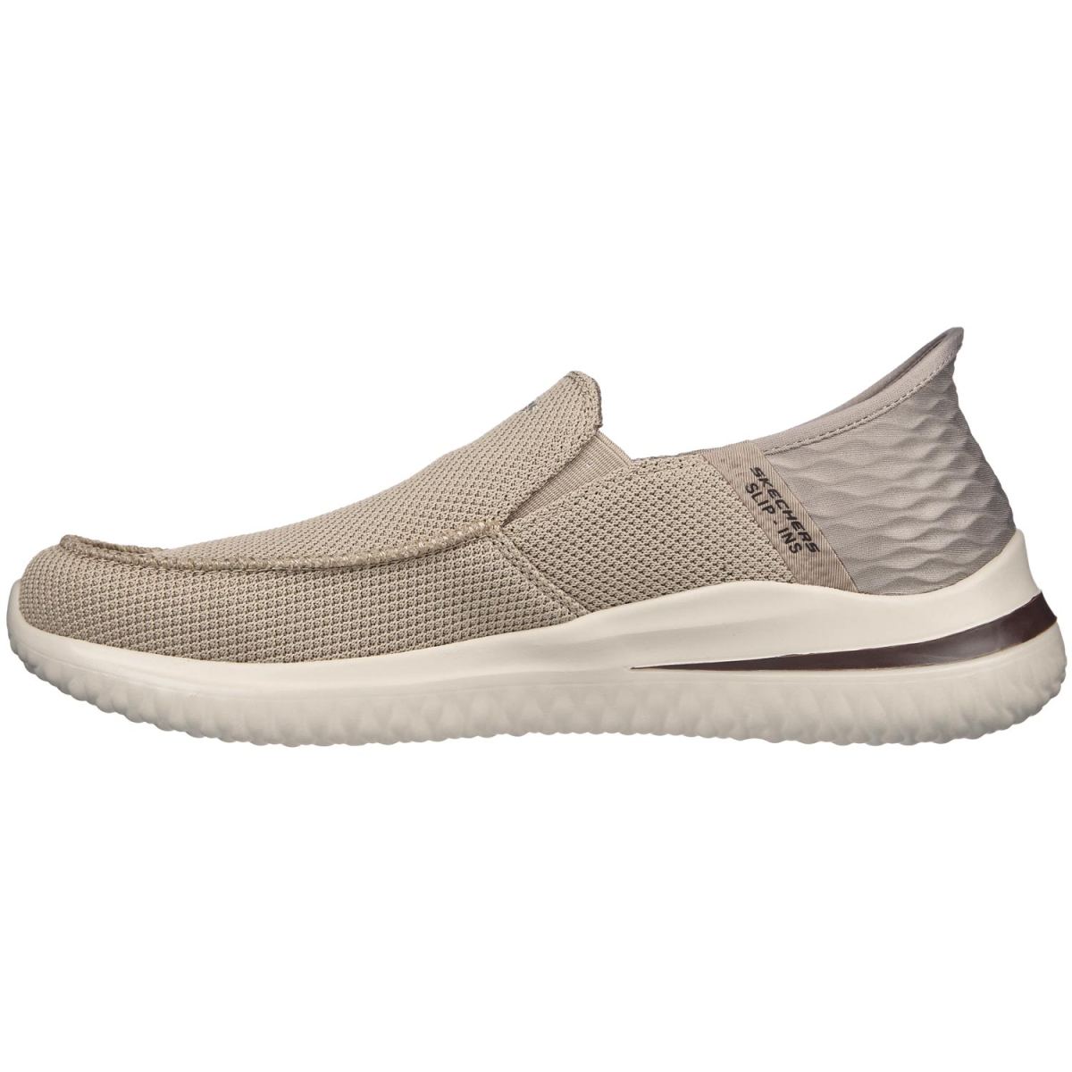 Skechers - Slip-ins Delson 3.0 - Cabrino - Herren Komfort Mokassin Slipper - Taupe – Bild 3