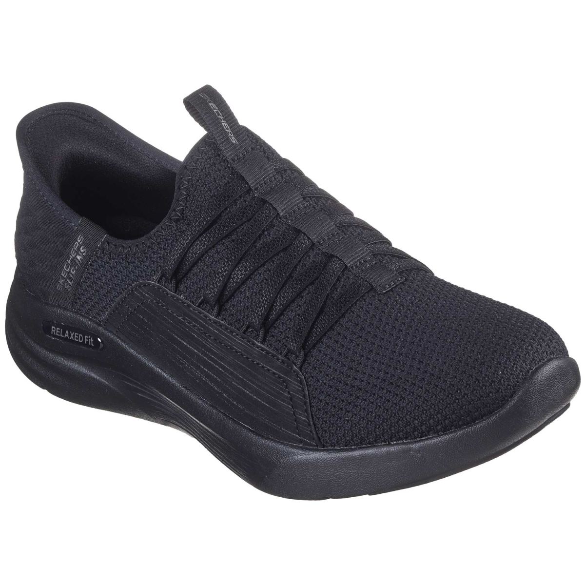 Skechers - Slip-ins Sport - Ballet Chic - Damen Schlupfschuhe mit bequemer Passform - Schwarz (Black)