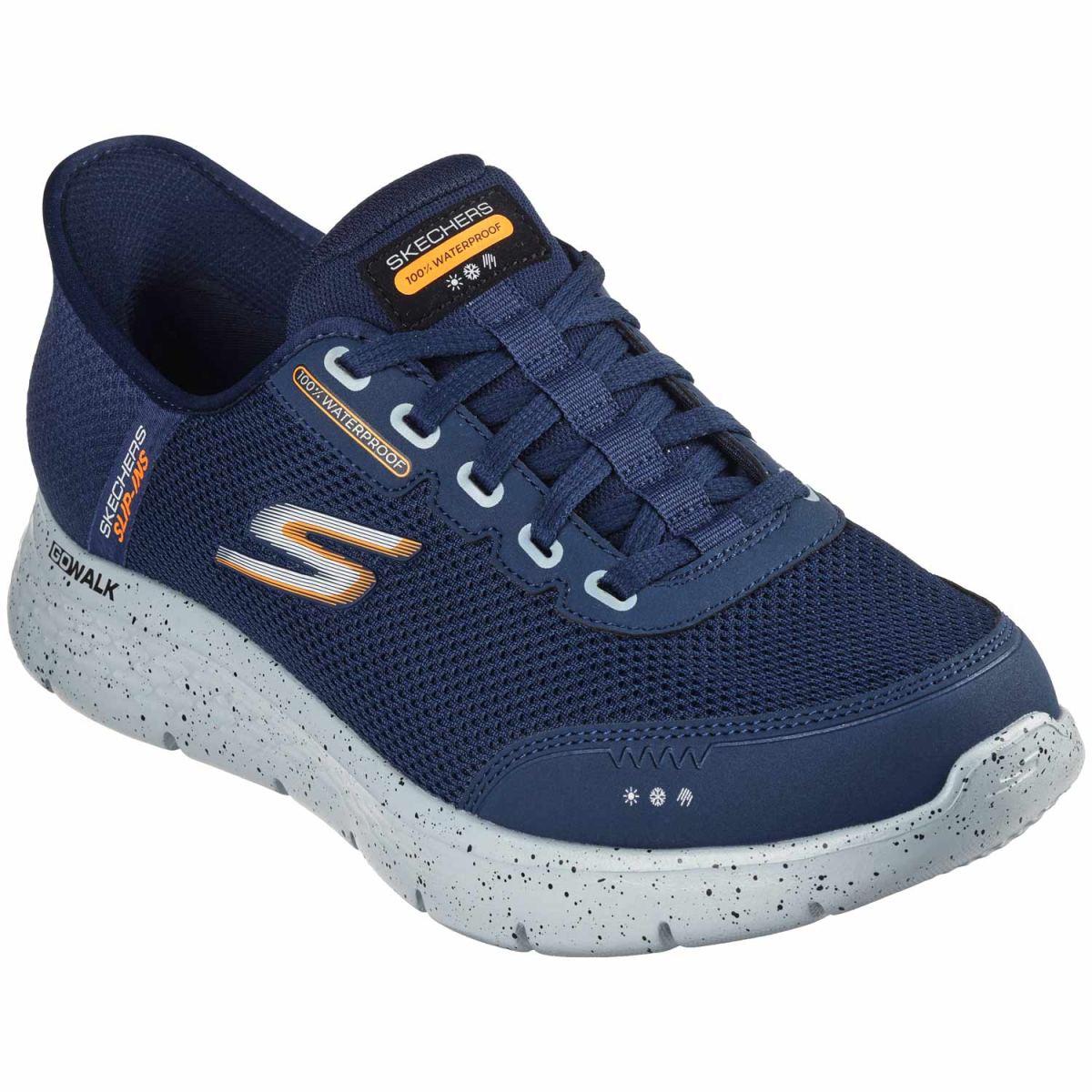 Skechers - Slip-ins Go Walk Flex - Waterproof - Herren Wasserdichte Schlupfschuhe - Dunkelblau (Navy)