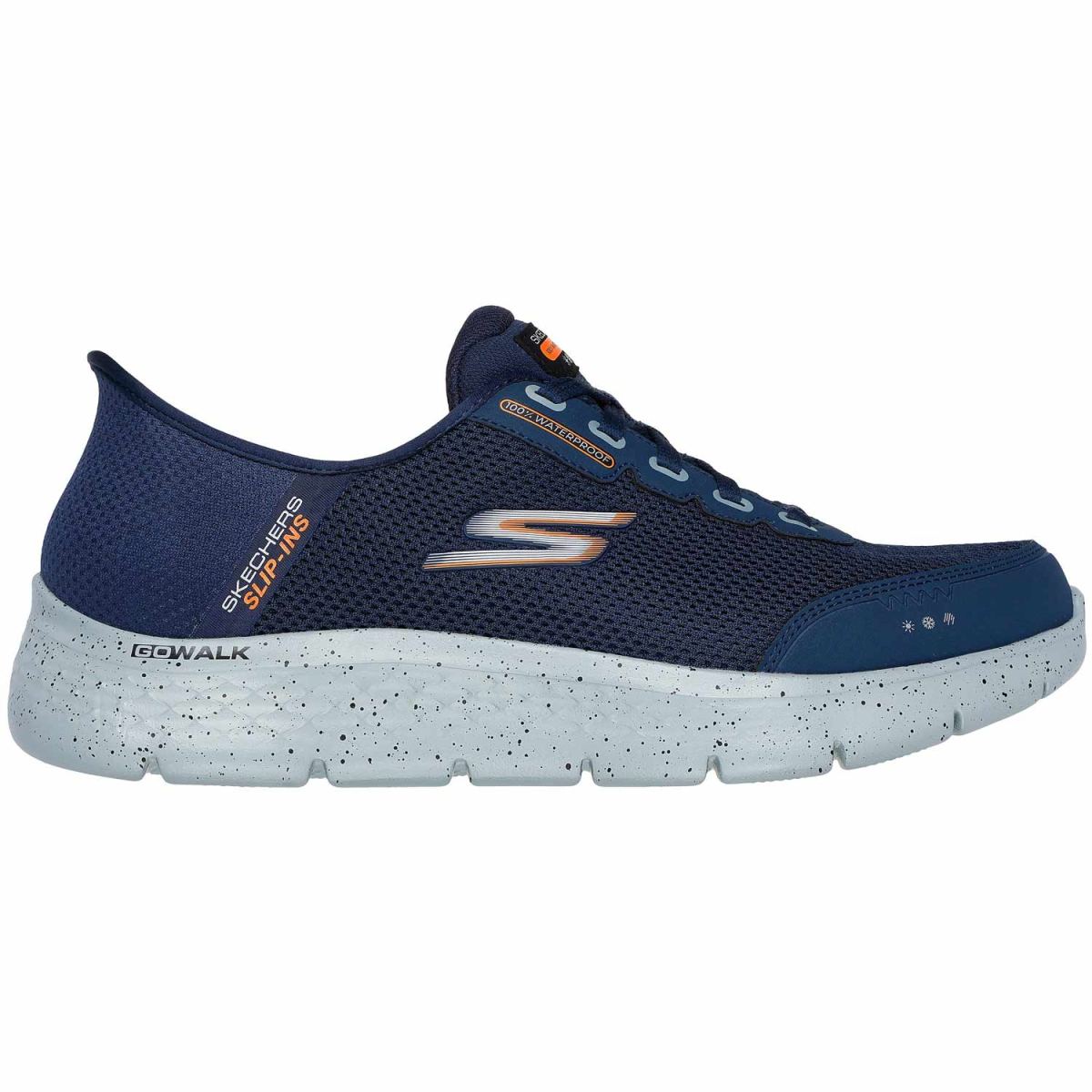 Skechers - Slip-ins Go Walk Flex - Waterproof - Herren Wasserdichte Schlupfschuhe - Dunkelblau (Navy) – Bild 2