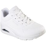 Skechers - Uno - Stand on Air - Damen Fashion-Sneaker in Monochrom - Weiß (White)