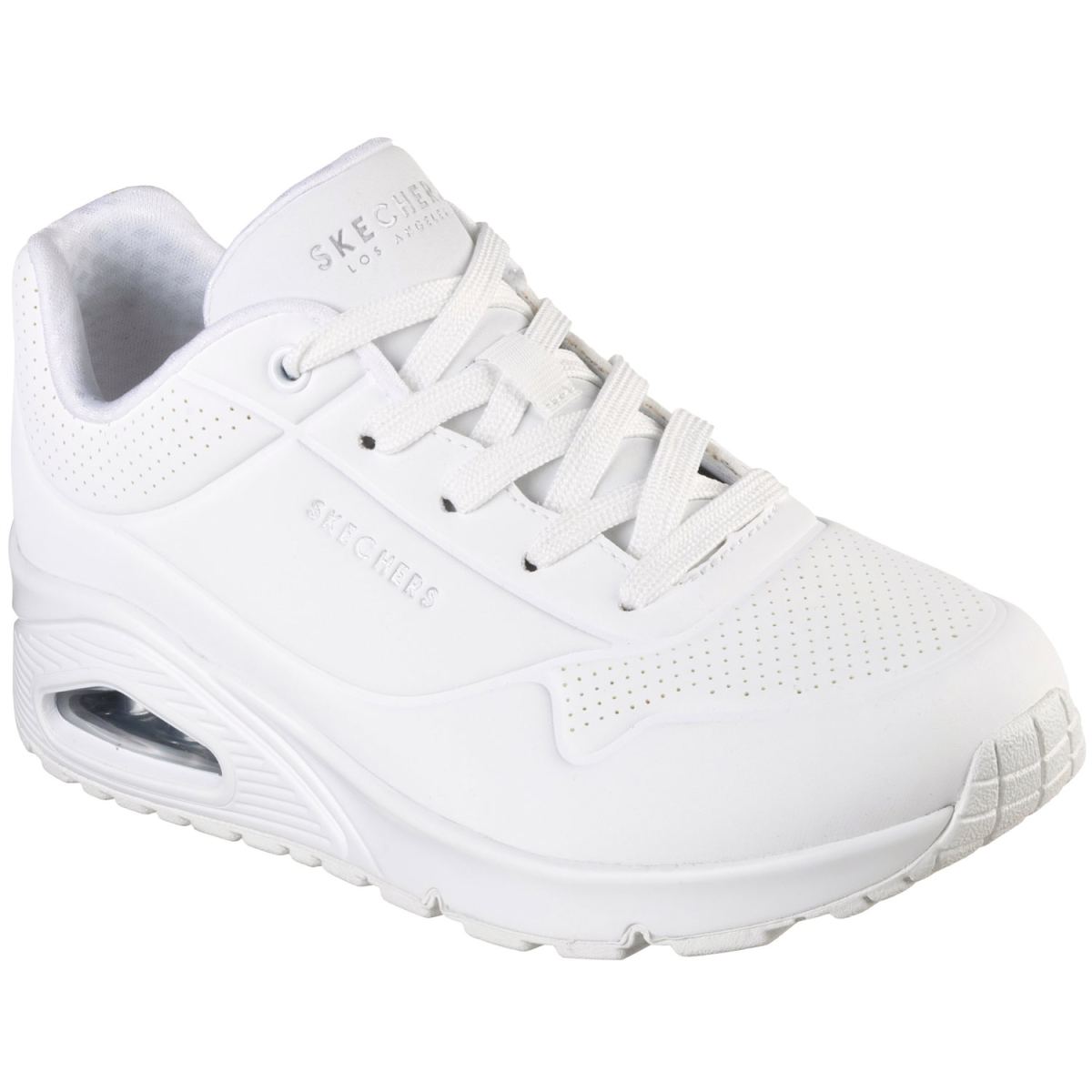 Skechers - Uno - Stand on Air - Damen Fashion-Sneaker in Monochrom - Weiß (White)