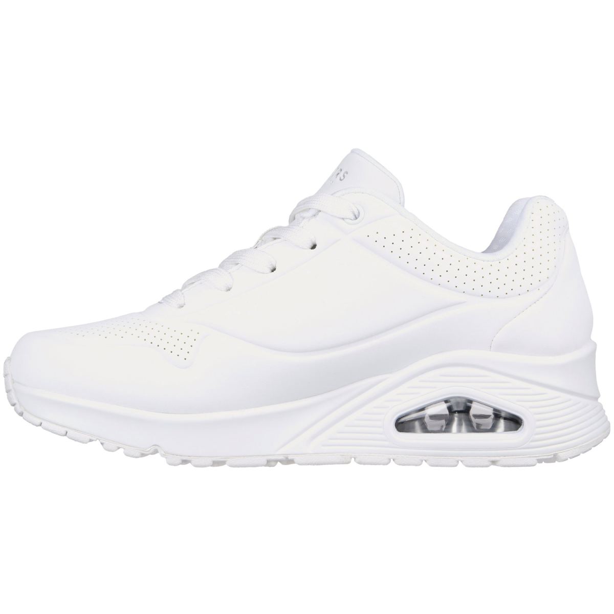 Skechers - Uno - Stand on Air - Damen Fashion-Sneaker in Monochrom - Weiß (White) – Bild 3