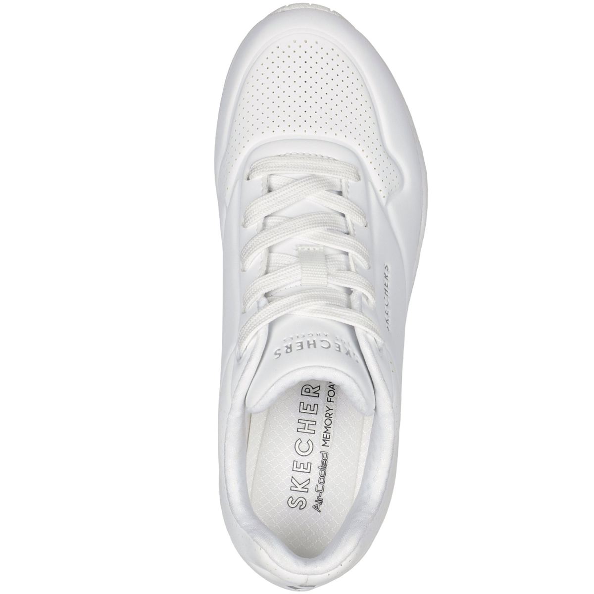 Skechers - Uno - Stand on Air - Damen Fashion-Sneaker in Monochrom - Weiß (White) – Bild 4