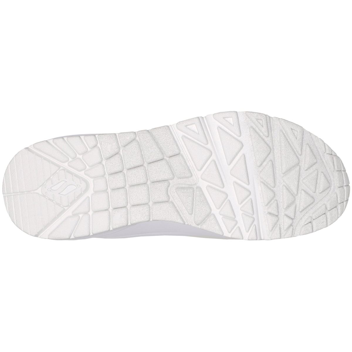 Skechers - Uno - Stand on Air - Damen Fashion-Sneaker in Monochrom - Weiß (White) – Bild 5