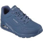 Skechers - Uno - Stand on Air - Damen Fashion-Sneaker in Monochrom - Blau (Blue)