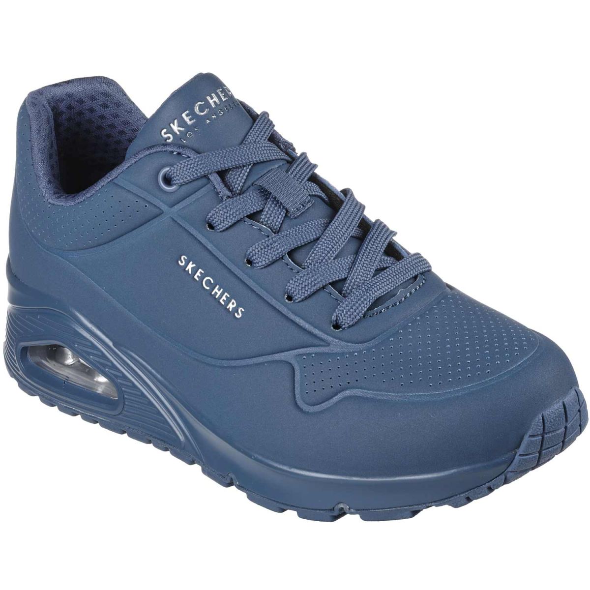 Skechers - Uno - Stand on Air - Damen Fashion-Sneaker in Monochrom - Blau (Blue)