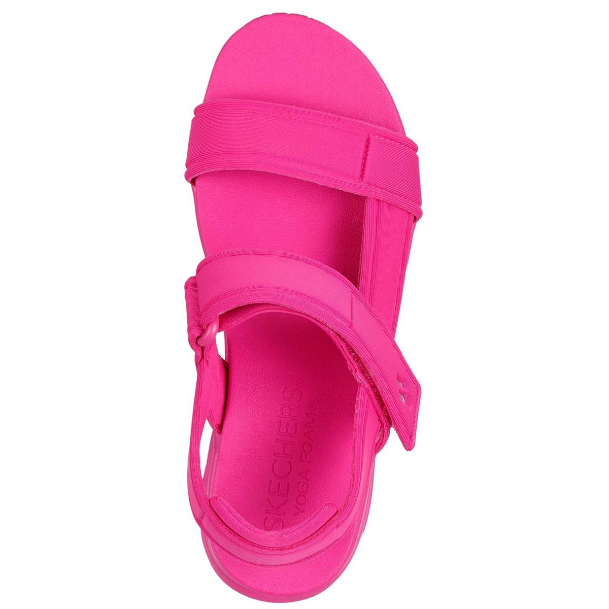 Skechers - Uno - Fun Stand - Damen Fashion-Sandale mit Absatz - Hot Pink – Bild 4
