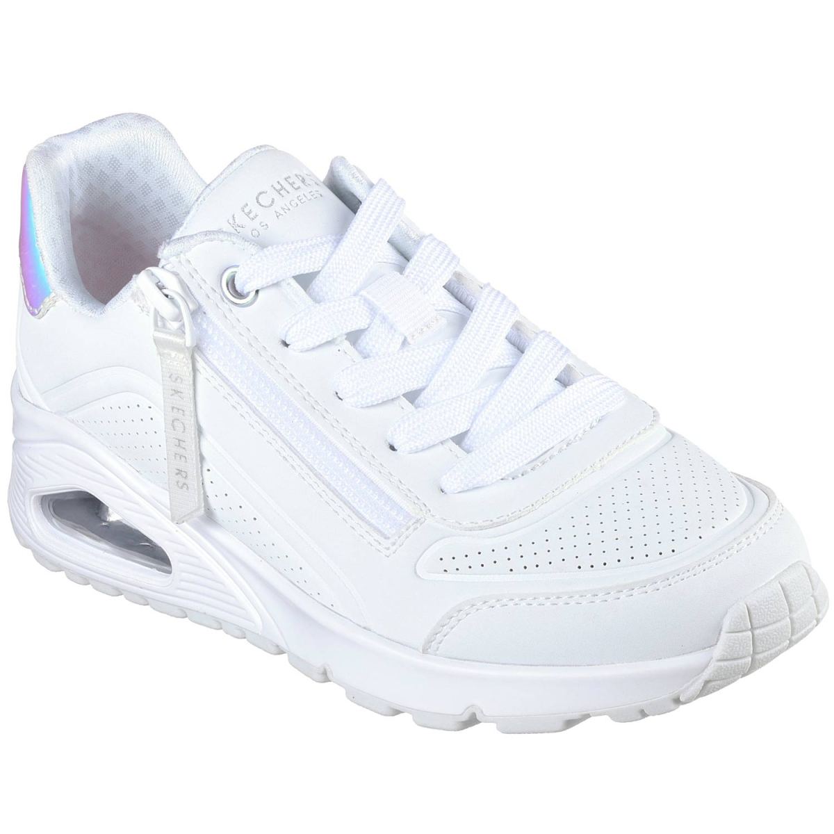 Skechers - Uno Gen1 - Mädchen Fashion-Sneaker mit Reißverschluss - Weiß (White)