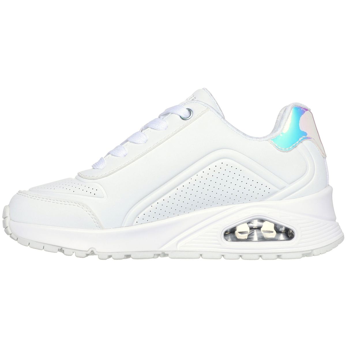 Skechers - Uno Gen1 - Mädchen Fashion-Sneaker mit Reißverschluss - Weiß (White) – Bild 3