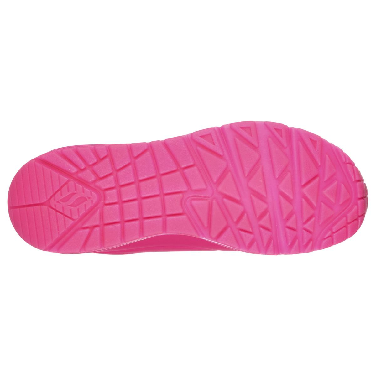 Skechers - Uno - Night Shades - Damen Fashion-Sneaker in Monochrom - Hot Pink – Bild 5