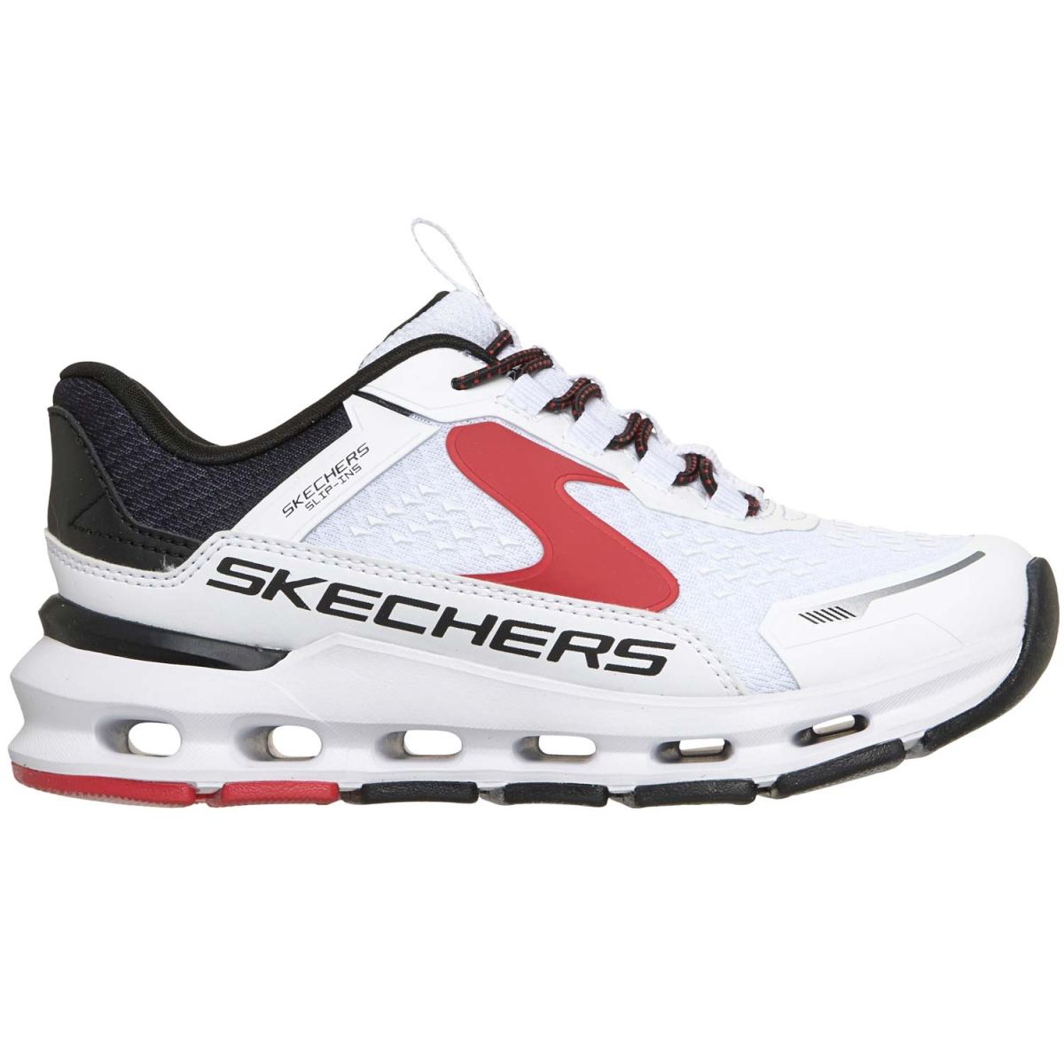 Skechers - Slip-ins - Glide-Step Plus - Vista Lane - Kinder Sport-Schlupfschuhe - White/Black/Red – Bild 2