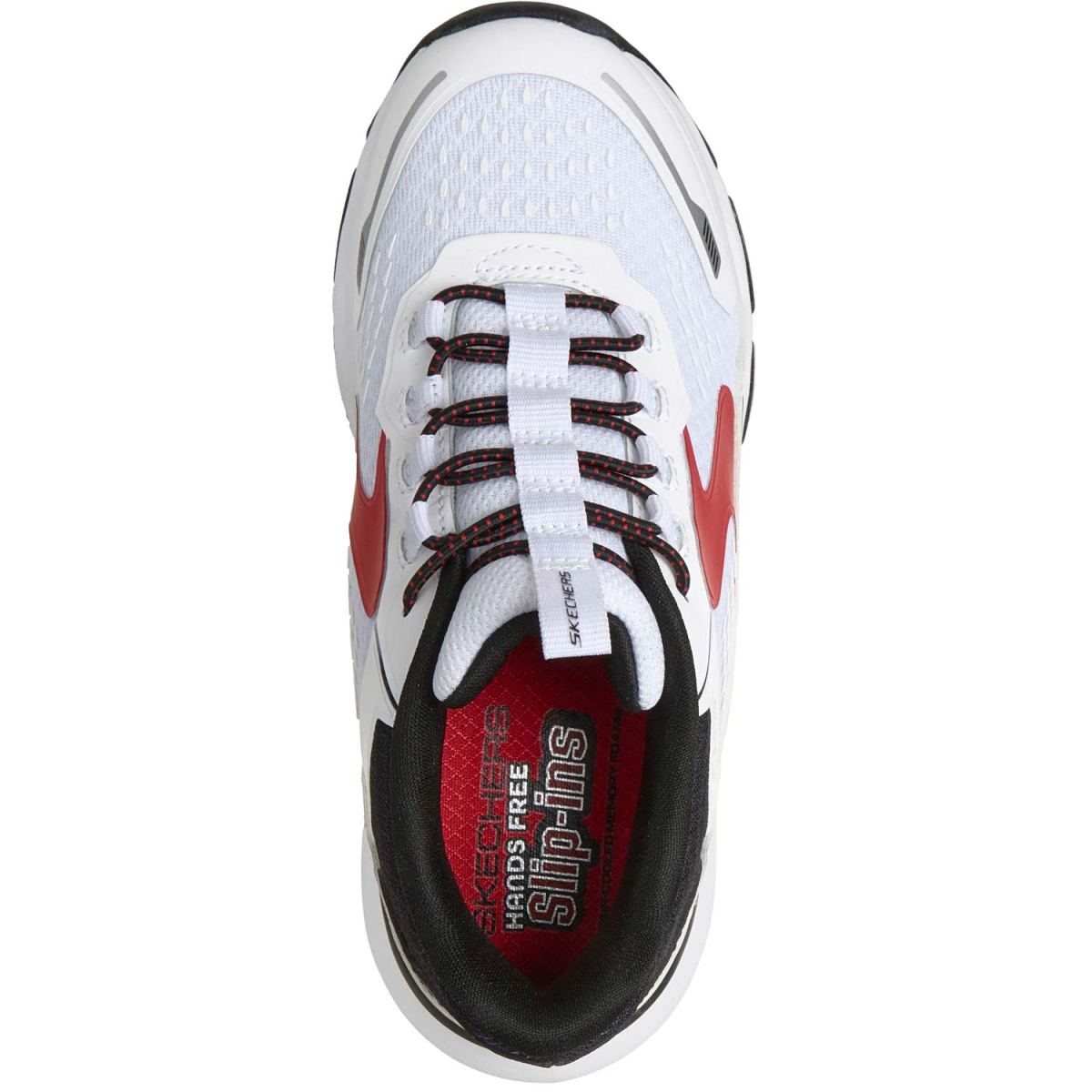 Skechers - Slip-ins - Glide-Step Plus - Vista Lane - Kinder Sport-Schlupfschuhe - White/Black/Red – Bild 4