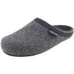 Stegmann - 127 - Unisex Wollfilz-Pantoffeln - Grau (Grey)