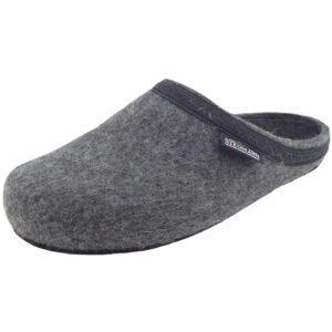 Stegmann - 127 - Unisex Wollfilz-Pantoffeln - Grau (Grey)