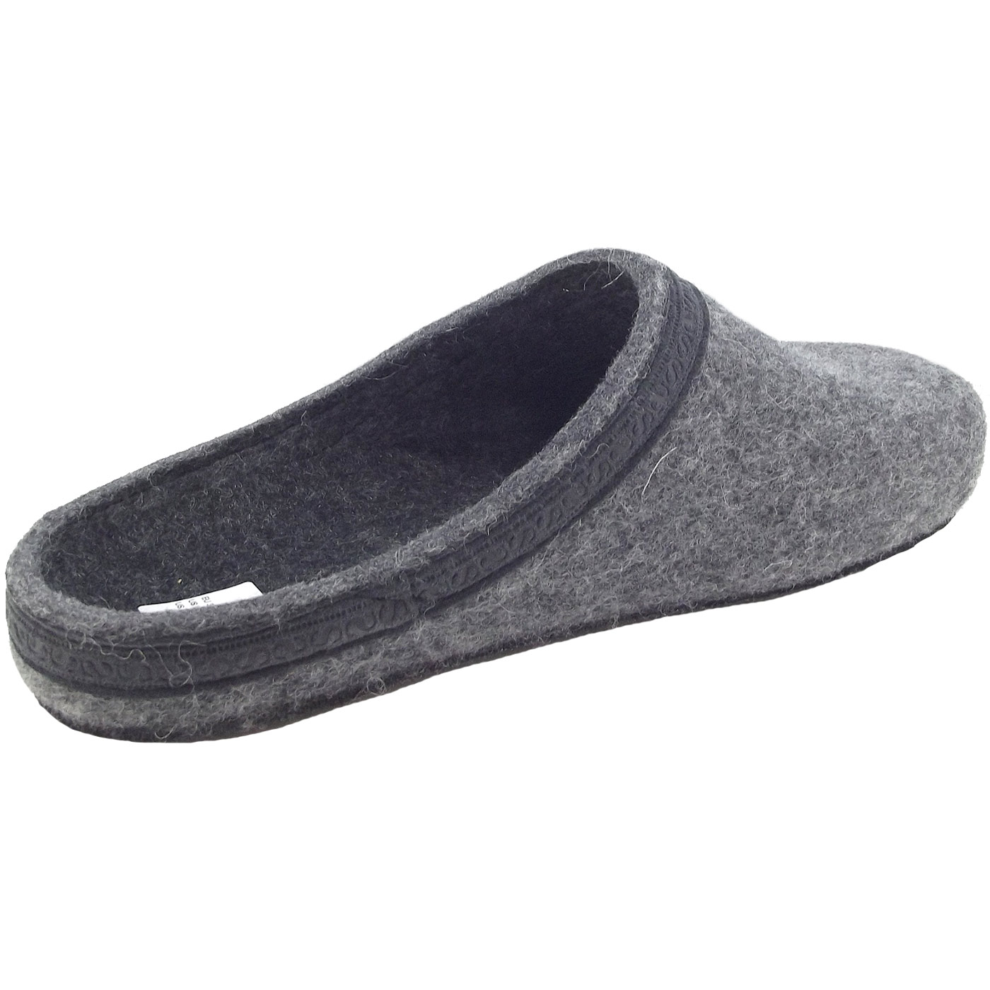 Stegmann - 127 - Unisex Wollfilz-Pantoffeln - Grau (Grey) – Bild 2