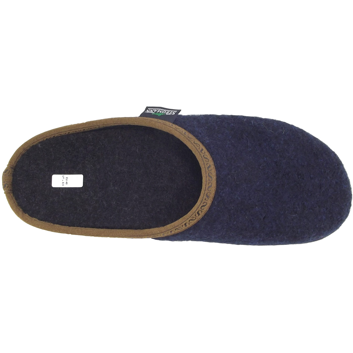 Stegmann - 301 - Unisex Walkfilz-Pantoffeln - dunkelblau (dark blue) – Bild 3