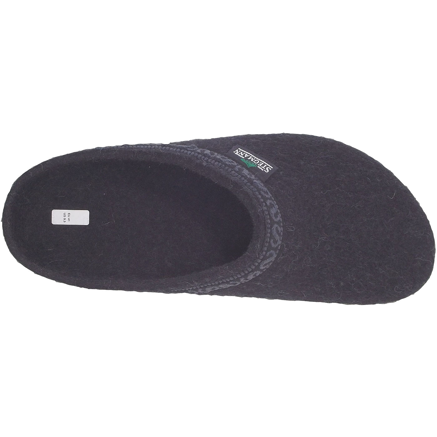 Stegmann - 108 - Unisex Wollfilz-Pantoffeln - Graphit – Bild 3