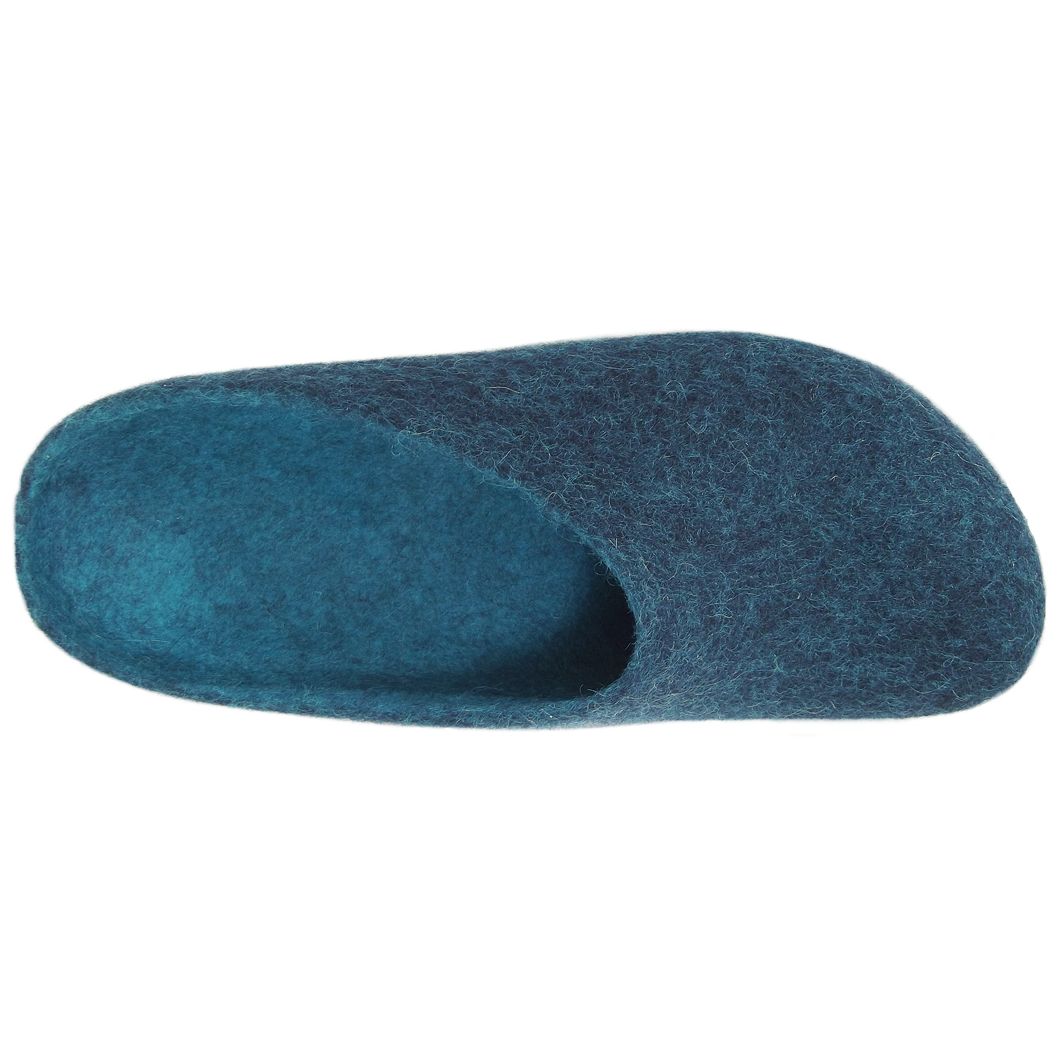 Gottstein - Magicfelt 701 - Unisex Wollfilz-Pantoffel - Petrolblau (Dark Petrol) – Bild 3