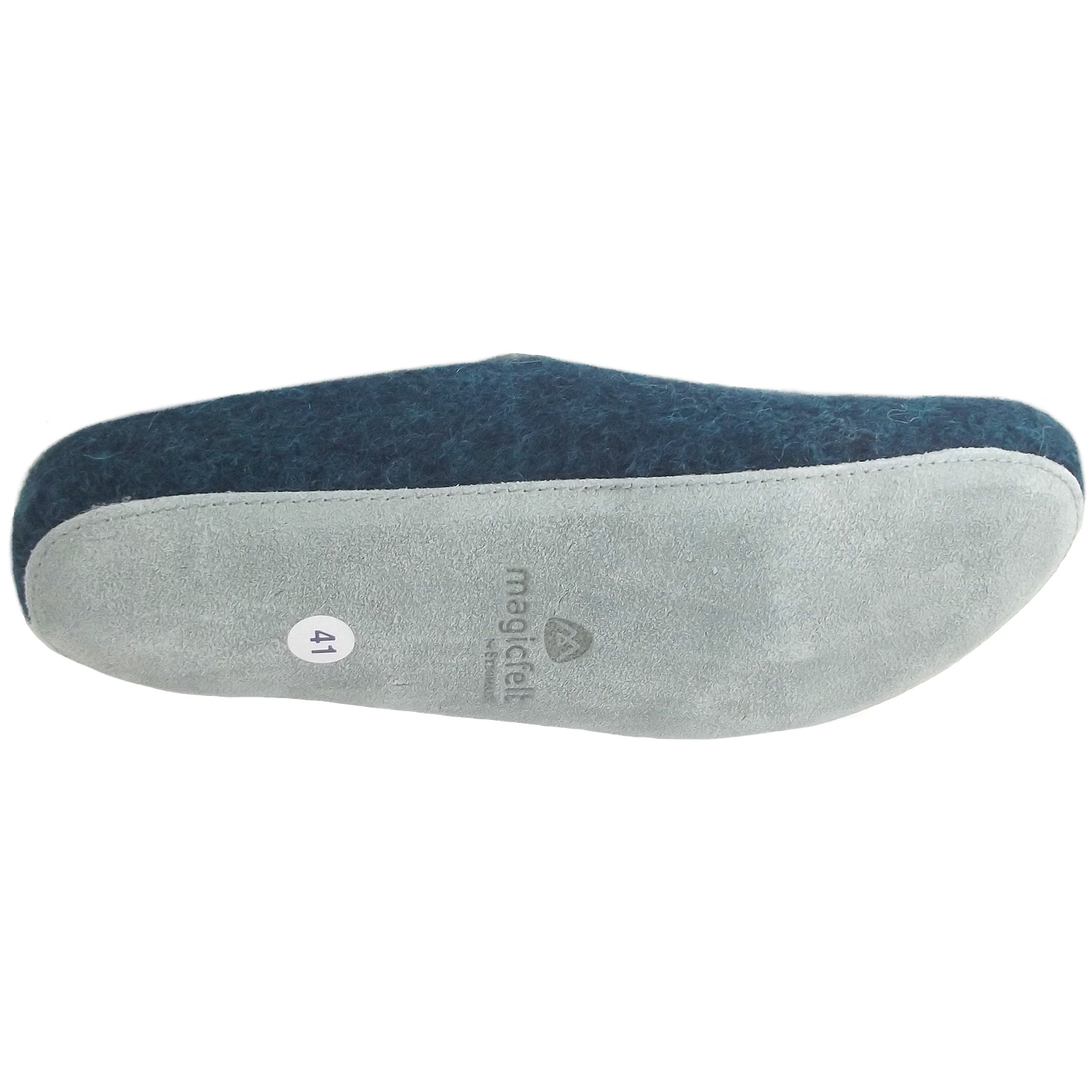 Gottstein - Magicfelt 701 - Unisex Wollfilz-Pantoffel - Petrolblau (Dark Petrol) – Bild 4