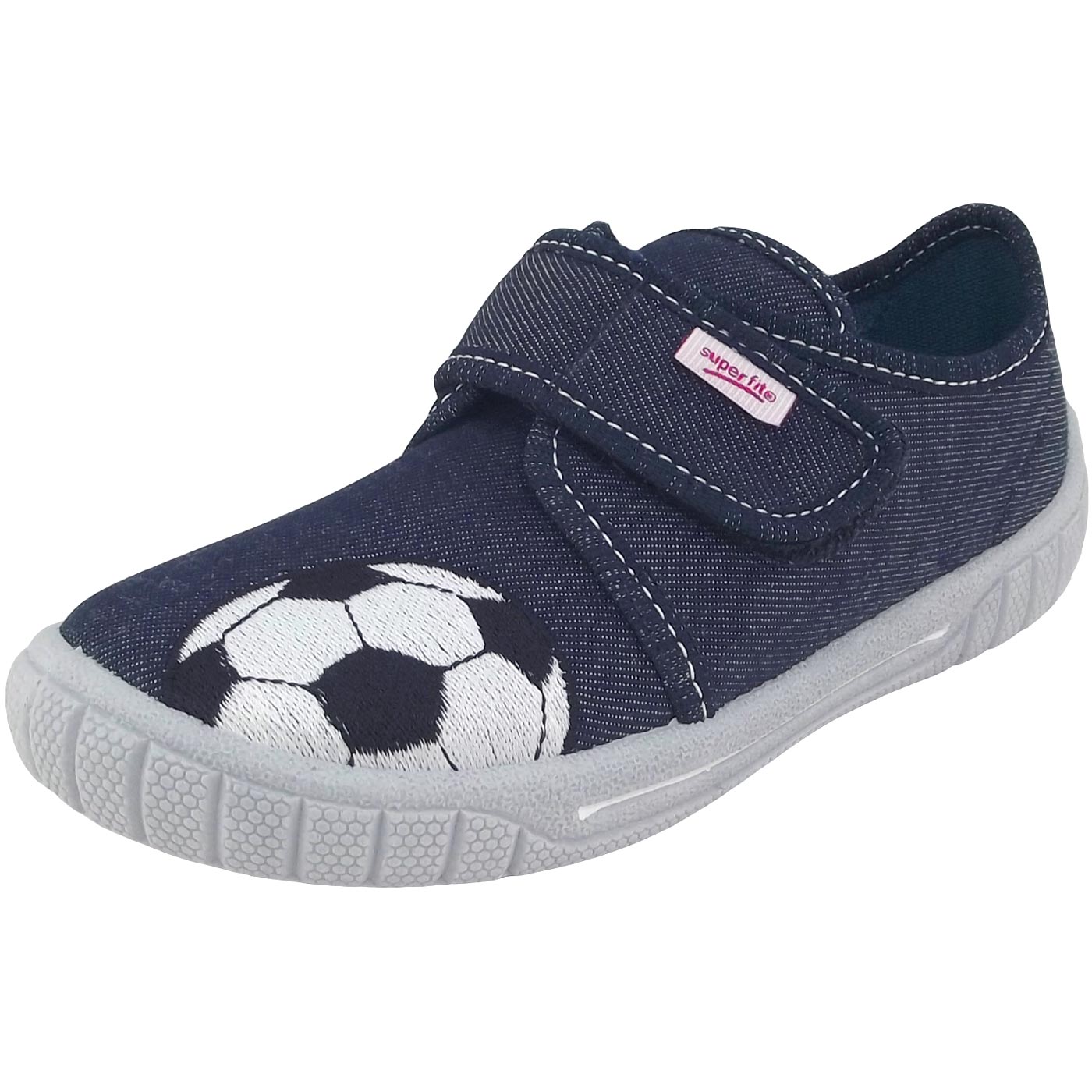 Superfit - Bill - Jungen Hausschuhe - Blau/Weiss