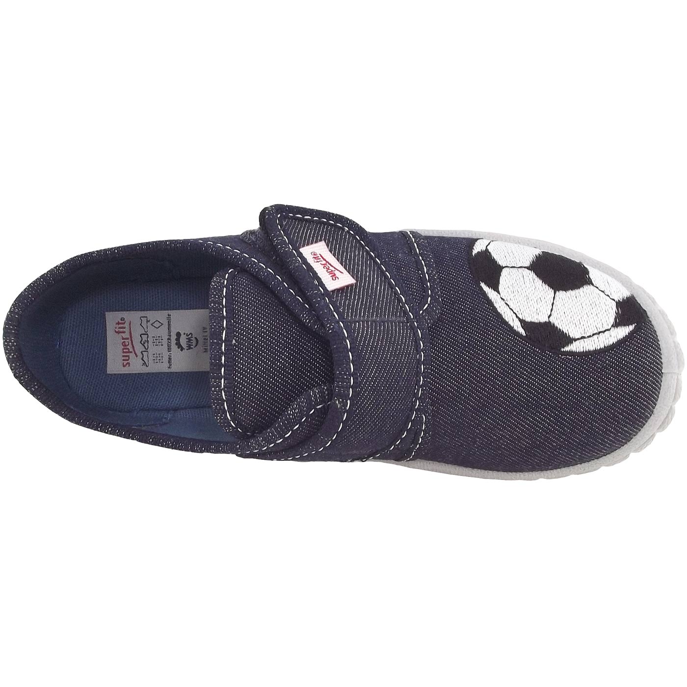 Superfit - Bill - Jungen Hausschuhe - Blau/Weiss – Bild 2