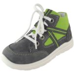 Superfit - Mel - Kinder Schnürschuhe - grau/grün (smoke kombi)