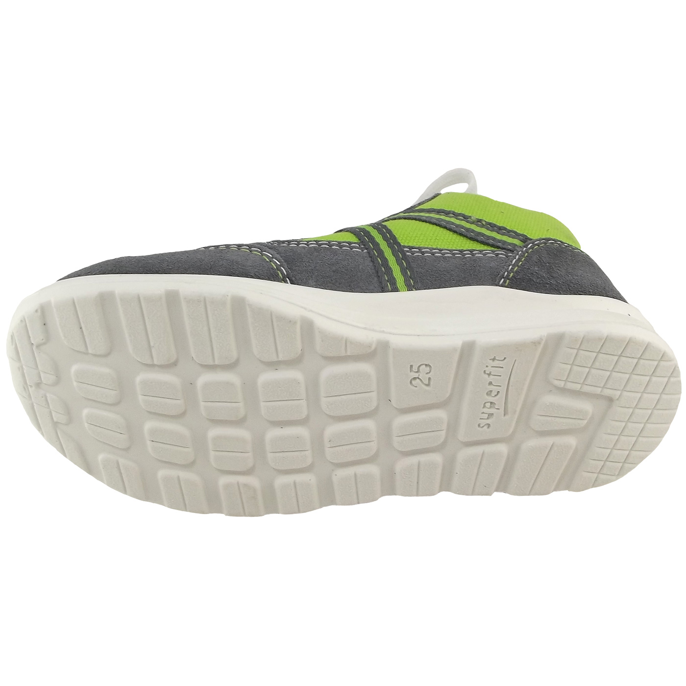 Superfit - Mel - Kinder Schnürschuhe - grau/grün (smoke kombi) – Bild 4