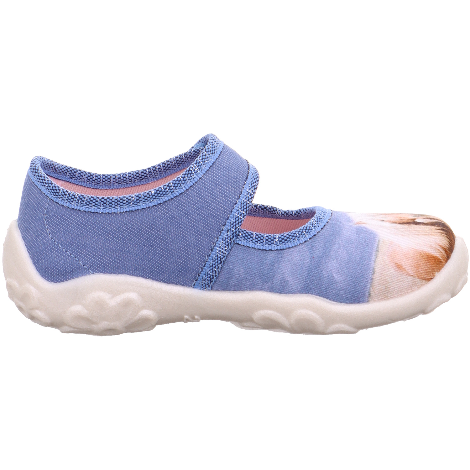 Superfit - Bonny - Mädchen Hausschuhe - Pferde (Blau/Mehrfarbig) – Bild 2