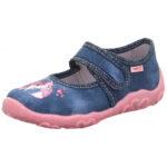 Superfit - Bonny - Mädchen Hausschuhe - Einhorn (Blau)