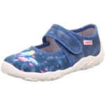 Superfit - Bonny - Mädchen Vegane Hausschuhe - Schmetterling (Blau)