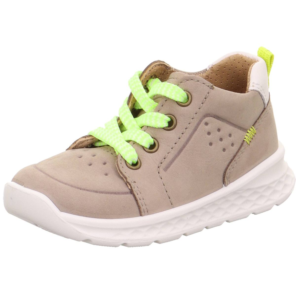 Superfit - Breeze Laces - Kleinkinder Lauflernschuhe aus Leder - Beige/Gelb