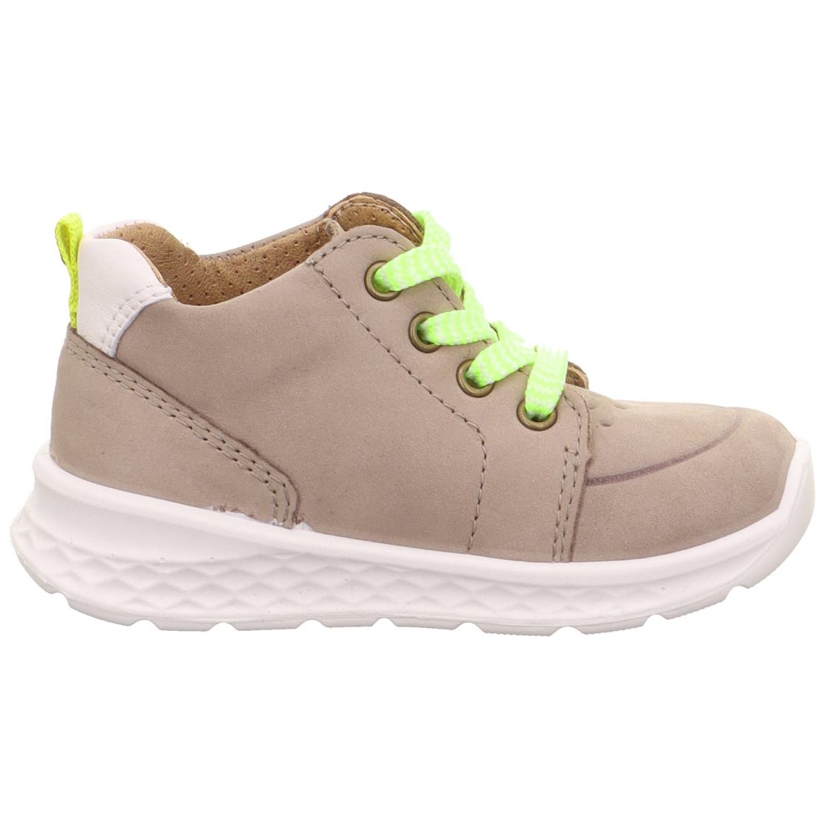 Superfit - Breeze Laces - Kleinkinder Lauflernschuhe aus Leder - Beige/Gelb – Bild 3