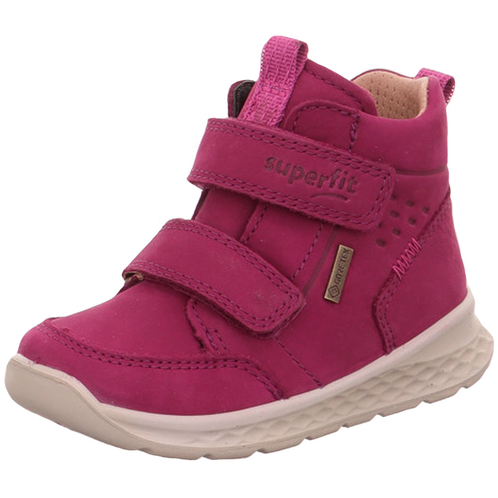 Superfit - Gore-Tex Breeze High - Kleinkinder Wasserdichte Klettschuhe - Rot/Rosa